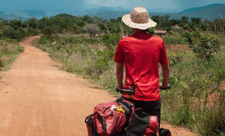 Ein junger Mann durchquert alleine Afrika. Foto: zVg
