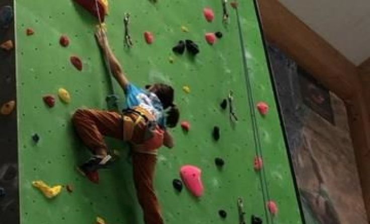 Flora Krondorfer beim InnoAktiv Cup in Steyr (Foto: Alpenverein Waidhofen)