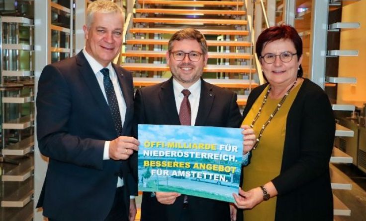 Foto (v. l.): Anton Kasser, Ludwig Schleritzko, Michaela Hinterholzer (Foto: Büro LR Schleritzko)