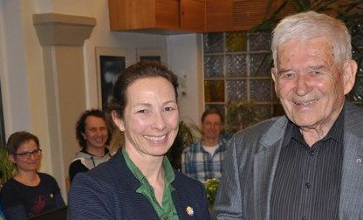 Anton Jurman wurde für unglaubliche 70 Jahre Mitgliedschaft geehrt.