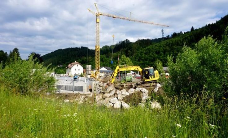 Baustelle Am Wöhr der Marktgemeinde YbbsitzFoto: GDA Amstetten