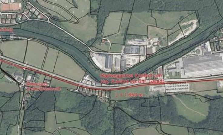 Die Pläne für den Radweg Gstadt wurden bereits konkretisiert.Foto: zVg