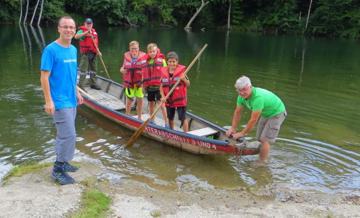 Die Naturfreunde bieten beim Naturbadfest von 14 bis 16 Uhr Zillenfahrten an.Foto: zVg
