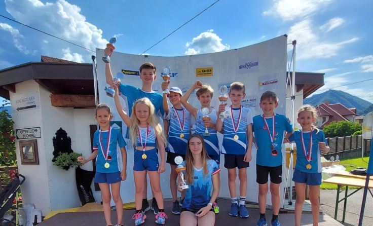 Nachwuchsläufer beim Lauf in Großraming (Foto: Sportunion Waidhofen/Ybbs)