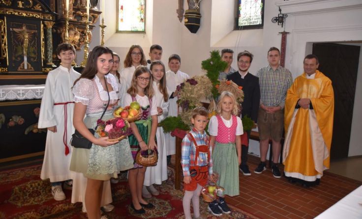 Die Katholische Jugend zeichnete für die Erntekrone verantwortlich. (Foto: zVg)