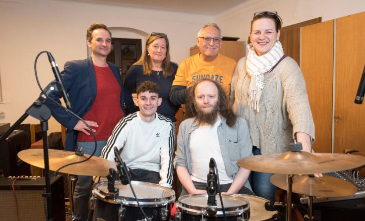 Die sechs Musiker von Zentralorgan (Foto: Wolfgang Gaßner)