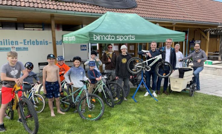 Die Fahrradüberprüfung wurde von der Bevölkerung sehr gut angenommen. (Foto: zVg)