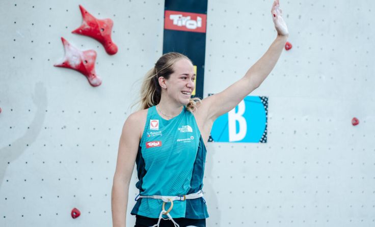 Laura Stöckler verabschiedet sich aus dem Klettersport. (Foto: Nils Lang)