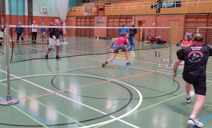 Hannah Kornmüller und Thomas Gunsch (Foto: Union Badminton St. Peter)