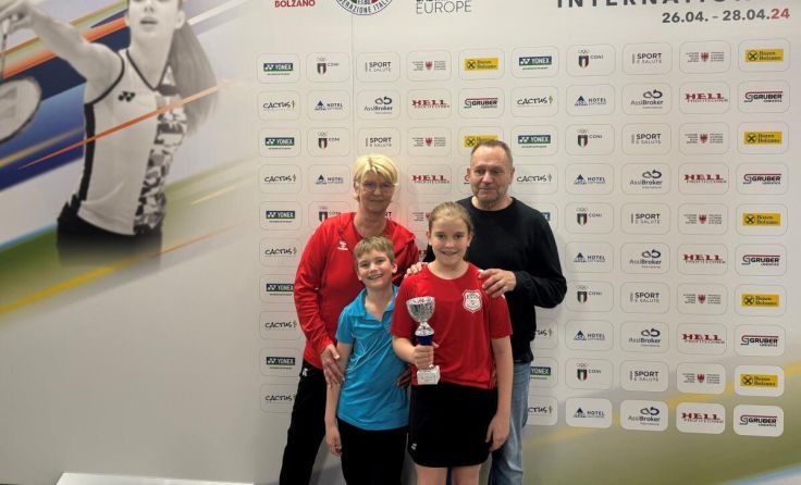 Der Nachwuchs zeigte tolle Leistungen in Südtirol. (Foto: Askö Enns Badminton)