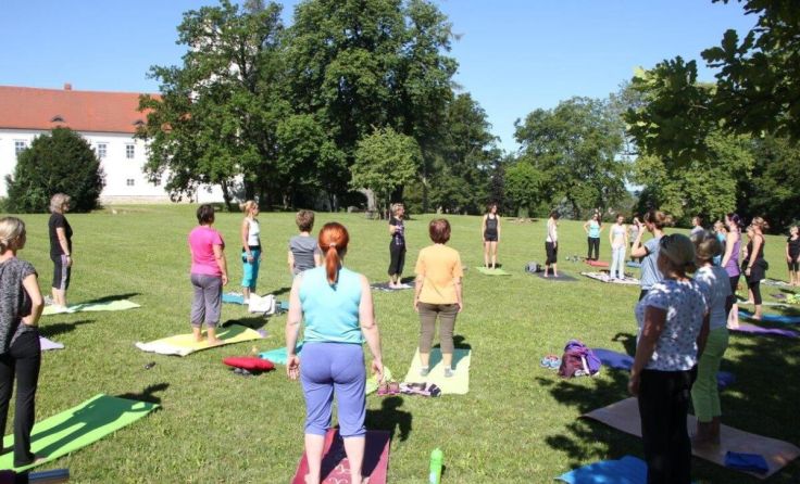 "Yoga im Park" feiert mit einem Fest das zehnjährige Jubiläum. (Foto: TSE)