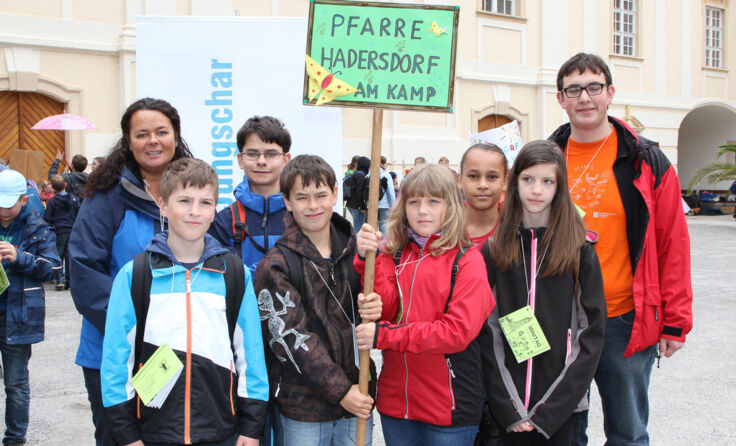 Auch die Hadersdorfer Ministranten waren beim "Minitag 2015" mit dabei. Foto: Führer/Zarl