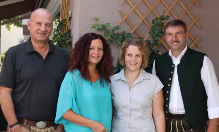 Christian Dörfel, Cornelia Pöttinger, Anita Karlhuber und Johann Feßl (v. l.) Foto: jweiermair