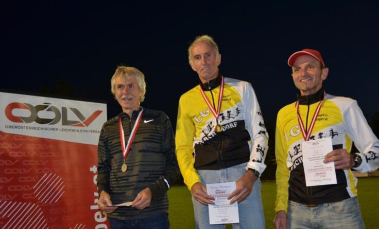 Willi Bernecker und Franz Pramhas (Platz drei) von der LG in Neuhofen