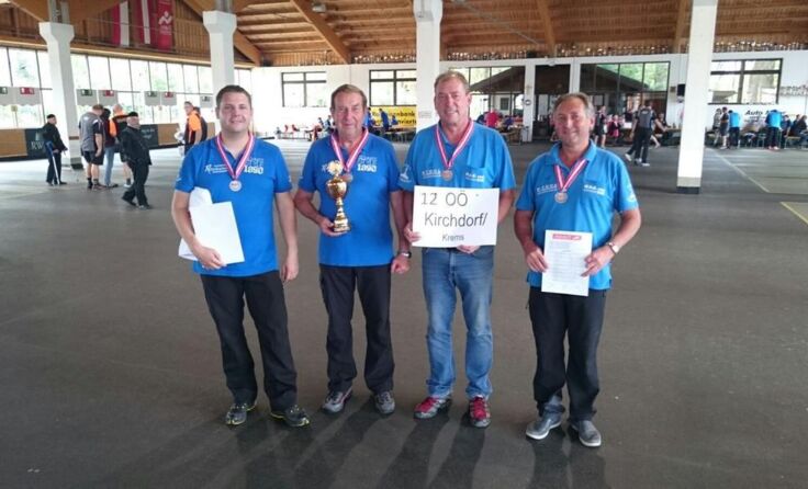 Die erfolgreichen Stocksportler aus Kirchdorf bei der Bundesmeisterschaft Foto: Askö Kirchdorf