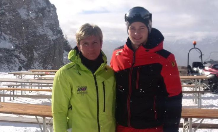 Anni Spitzbart (SU Pettenbach) und Fabian Drack (USC Grünau)