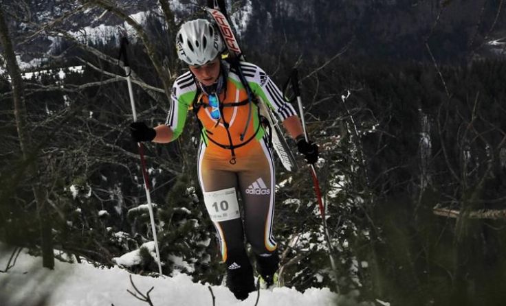 Michaela Mandlbauer zeigte ihre Klasse beim Bosruck-Tourenskilauf. Foto: LG Kirchdorf