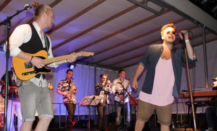 Düsenfried and the Stuffgivers lieferten den krönenden Abschluss der Jazztage. Foto: LMS Kirchdorf