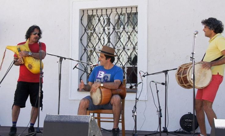 Die Gruppe "Getak" aus Teheran im Schmiedhof. Foto: Fotoclub Kremsmünster
