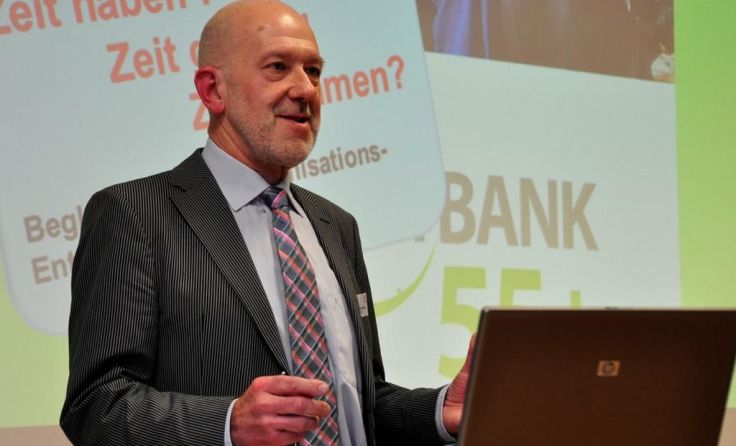 „ZEITBANK55+“-Dachverbandsbeirat Johannes Ebert