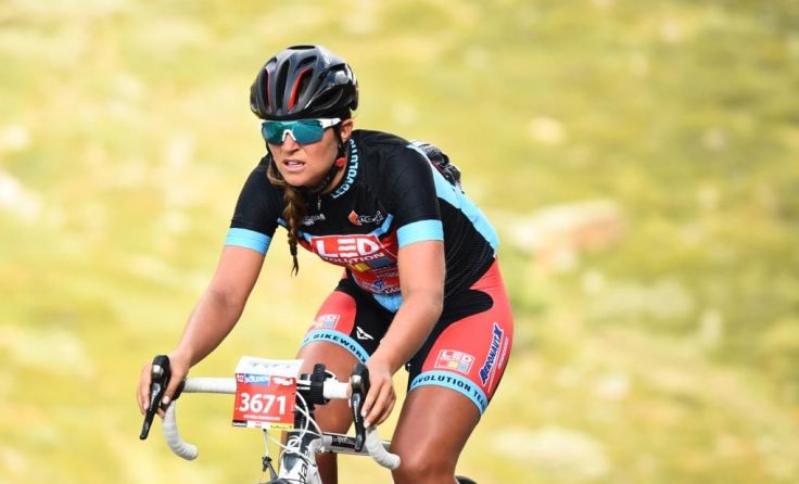 Michaela Mandlbauer stellte sich der Herausforderung Radmarathon.