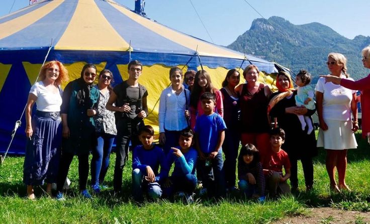 Auf Einladung der Damen des Lions-Clubs Ambra ging es in den Circus. Foto: E. Sageder