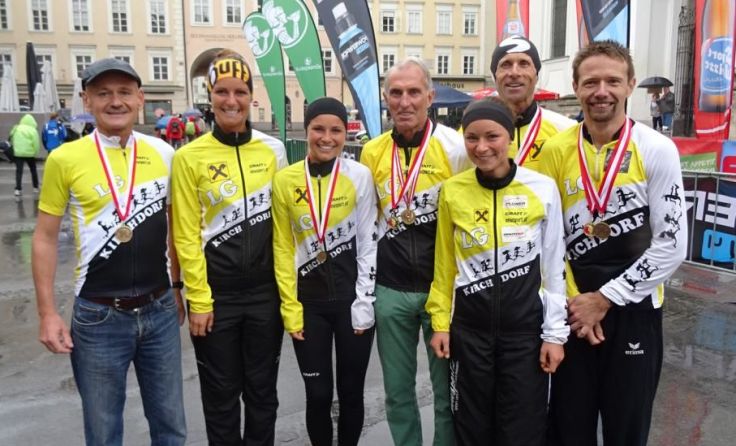Die Athleten der Laufgemeinschaft in Salzburg Foto: Laufgemeinschaft
