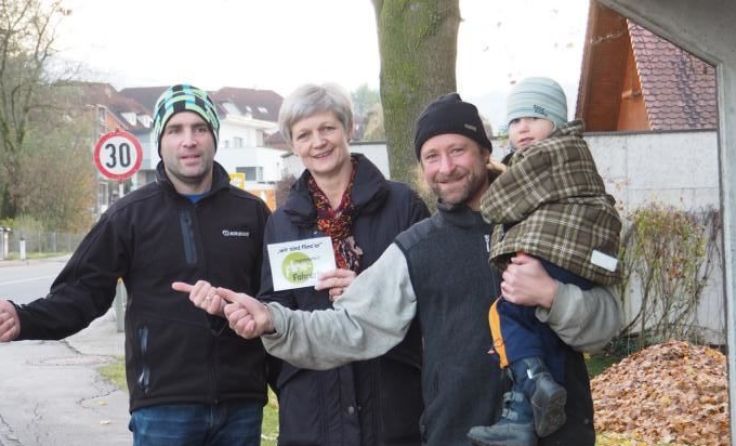 In Schlierbach wird das Autostoppen wiederbelebt. Foto: Mallinger-Hohensinn