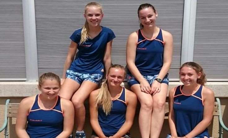Die erfolgreichen Landesmeister-Girls vom Tennisclub Kirchdorf Foto: TC Kirchdorf