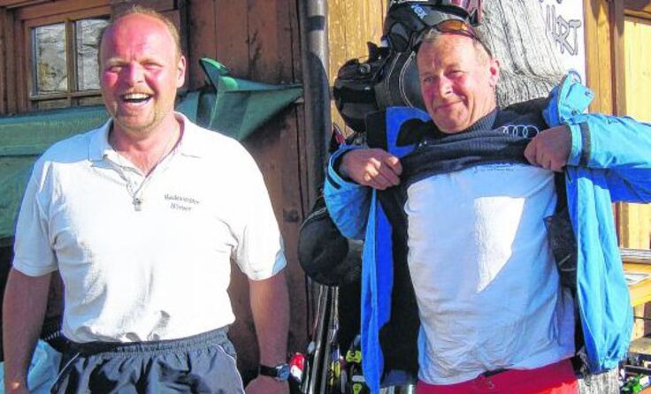 Die Badehose durfte nicht fehlen.