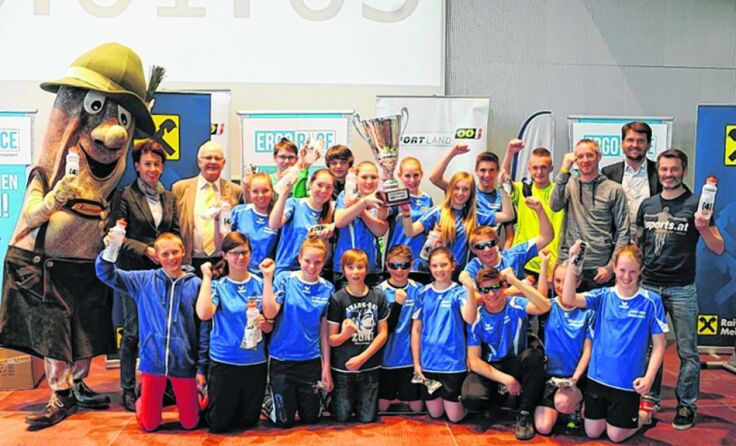 Hauptschule 1 Windischgarsten gewann das Rennen der Zehn- bis 14-Jährigen.