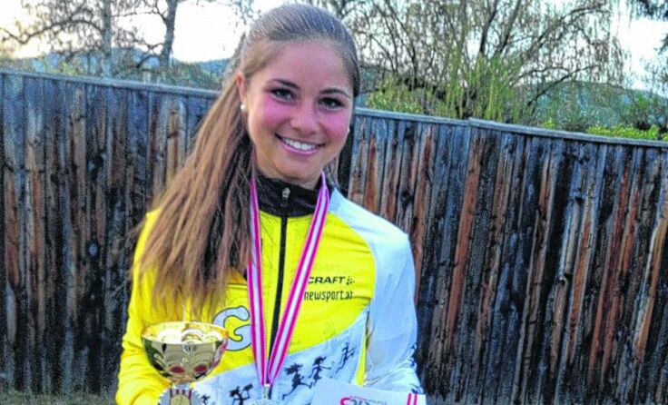 Landesmeisterin Christina Mandlbauer (LG Kirchdorf)