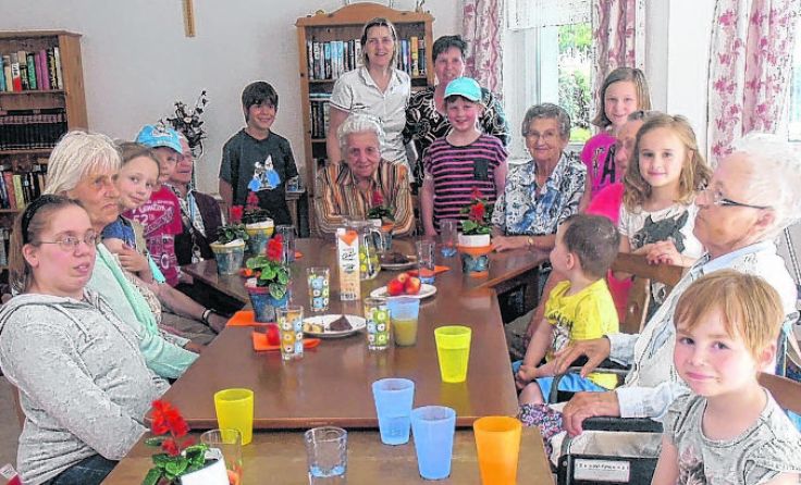Die Mollner Kinderfreunde im Betreuten Wohnen Molln.