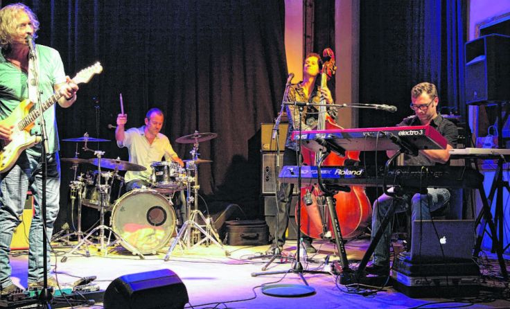 Oliver Mally und seine Blues Distillery sorgten für Stimmung im Lokschuppm.