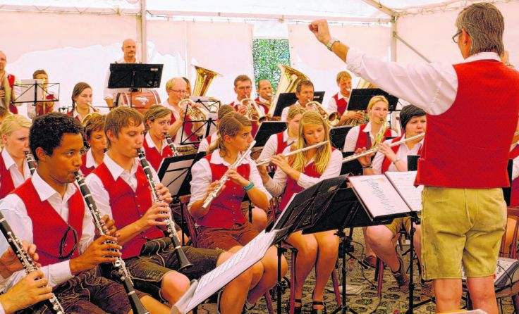Der Musikverein Windischgarsten sorgt für die musikalische Umrahmung.