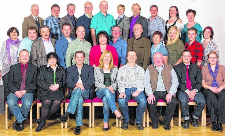 Ein Teil des neuen 38-köpfigen Teams der SPÖ Roßleithen