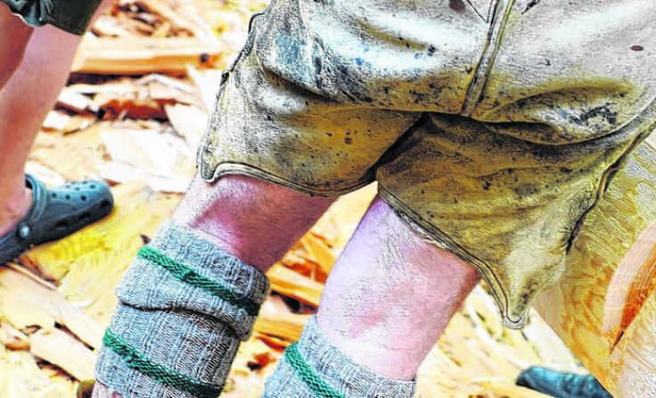 Viele Lederhosen sind zu bestaunen. Foto: TVB Pyhrn-Priel / Röbl