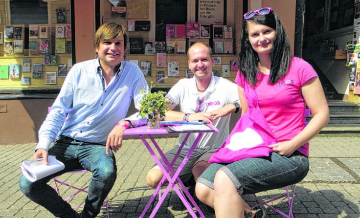 Gerhard Edelsbacher, Stefan Nußbaummüller und Katharina Wolf (v. l.) Foto: Egelseder