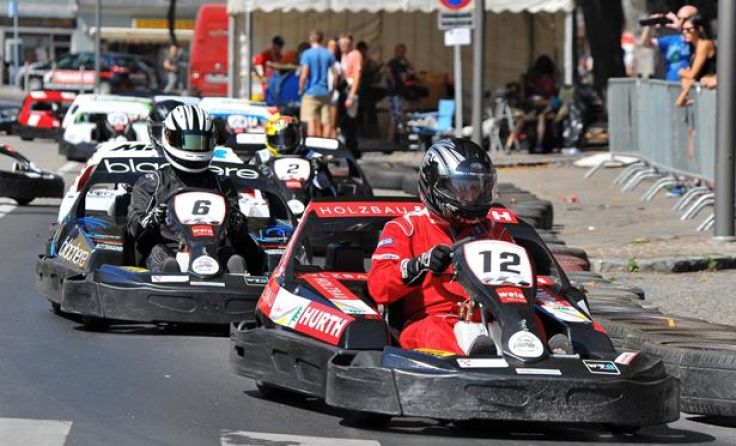 Viel Action und spektakuläre Situationen waren beim Rennen in Wels zu sehen. Foto: KVK