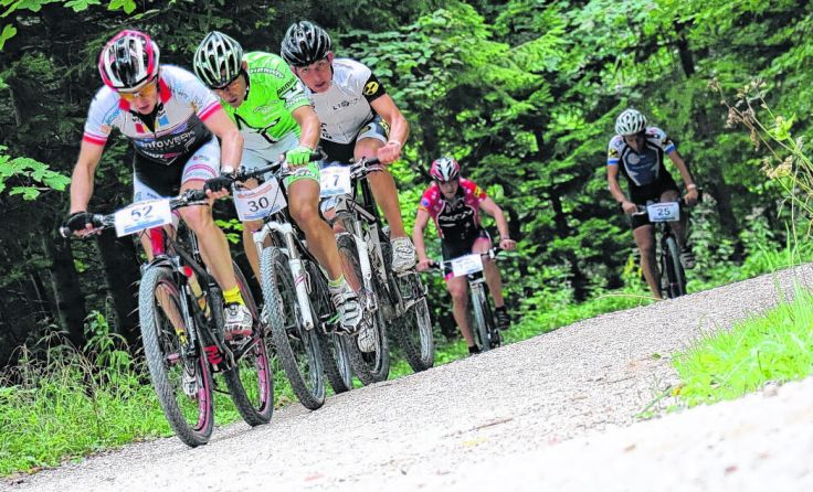 Bei der Kalk Trophy heißt es kräftig in die Pedale treten. Foto: Moser/Bernegger