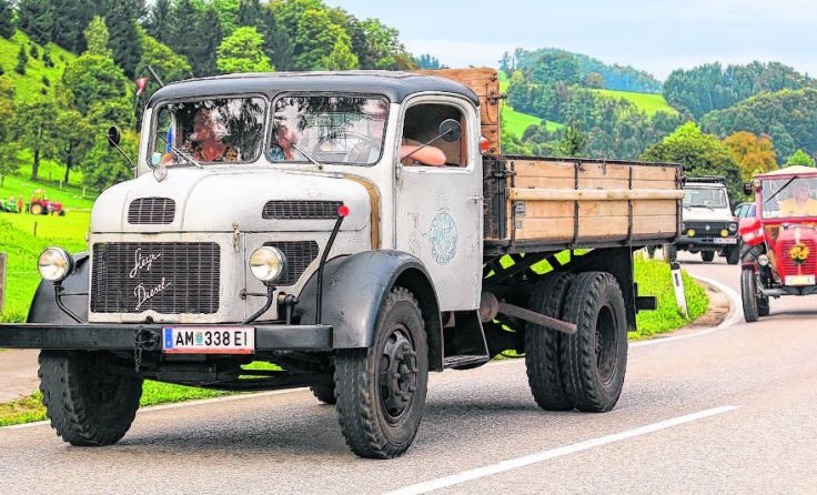 In Obergrünburg treffen sich Besitzer von Fahrzeugen „Made in Austria".