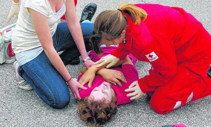 Das Rote Kreuz veranstaltet eine Schauübung beim Moinfest.