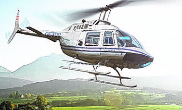 Einen unvergesslichen Flug über Micheldorf im Turbinenhubschrauber erleben.