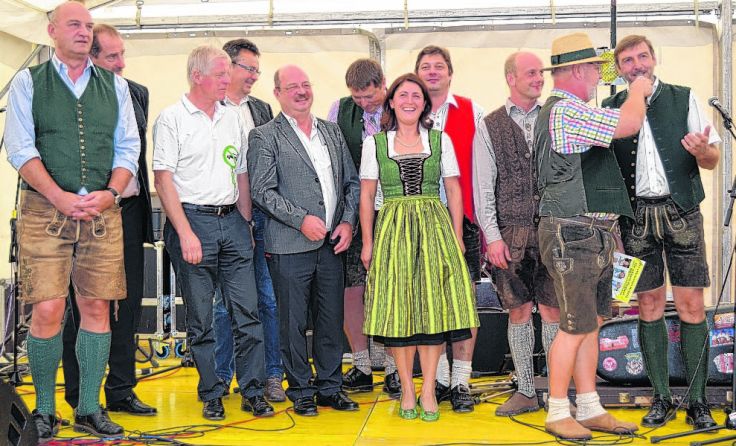 Einige ÖVP-Bürgermeisterkandidaten beim Fest in Edlbach, Foto: OÖVP