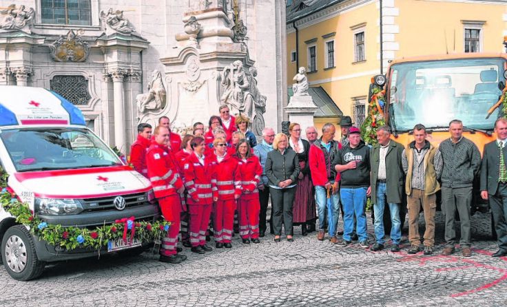Die Freude über zwei neue Fahrzeuge in Spital am Pyhrn ist groß.