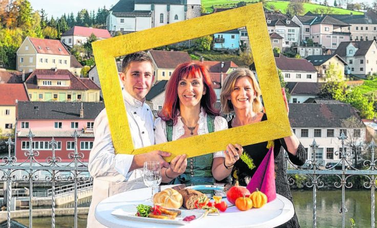Steinbacher Gastronomen und Künstler laden zur Schmankerlroas. Foto: T-Man