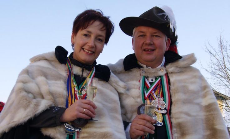 Das oberösterreichische Landesgrafenpaar Graf Pepi und Gräfin Christine