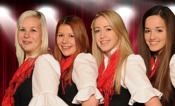 Diese feschen Musikerinnen der MMK Micheldorf freuten sich über viele Zuhörer.