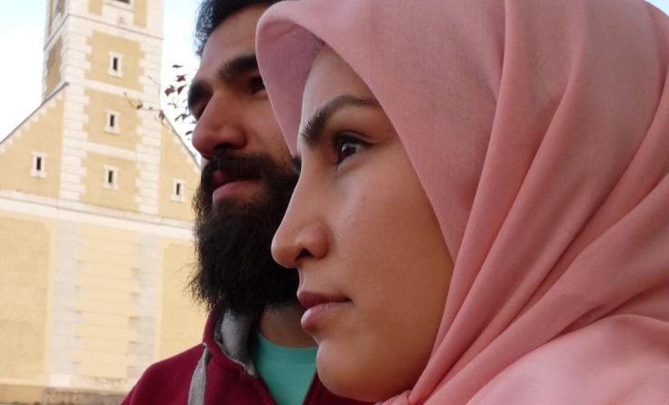 Ein afghanisches Flüchtlingspaar, Foto: Heinz Buder