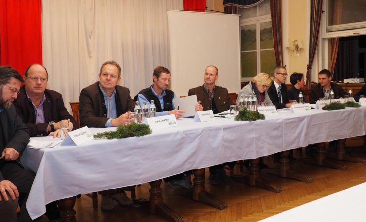 Die Referenten beim Treffen in Klaus, Foto: Kornek